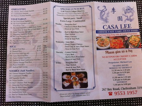 Casa Lee Chinese Food - Adwords Guide 0