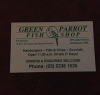 Green Parrot Takeaway - Adwords Guide
