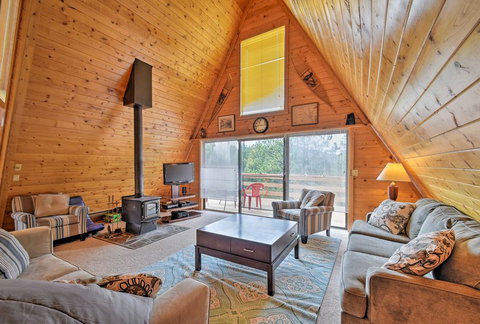 A-Frame Cabin With Mtn Views - 4 Mi To Cripple Creek! - Adwords Guide 3