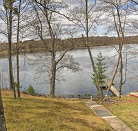 Balsam Lakefront Home with Private Dock  Kayaks