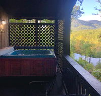 Elkmont Cabin with hot tub fire pit  a view
