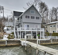 Waterfront Home with Hot Tub  Kayaks  Dock
